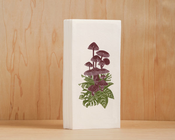 Toalla / Servilletas de Papel | Hongos (Toalla Blanca)