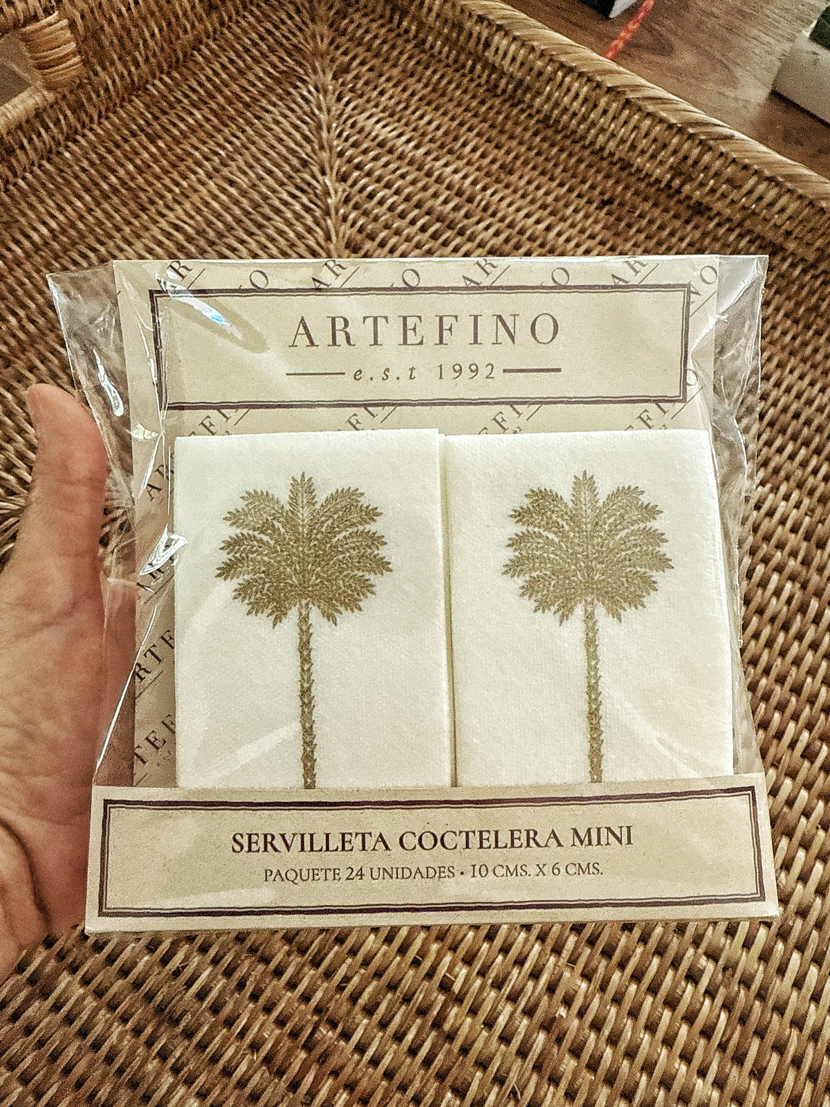 Servilletas Mini De Papel-| Palma