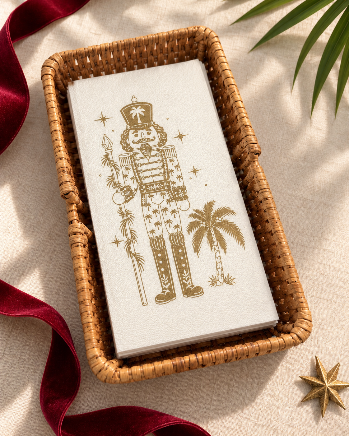 Toalla / Servilletas de Papel | Cazcanuez Tropical (Toalla Blanca)