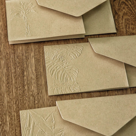 Tarjetas con repuje