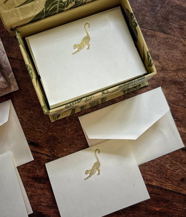 Tarjetas dobles y sobres - Jaguar