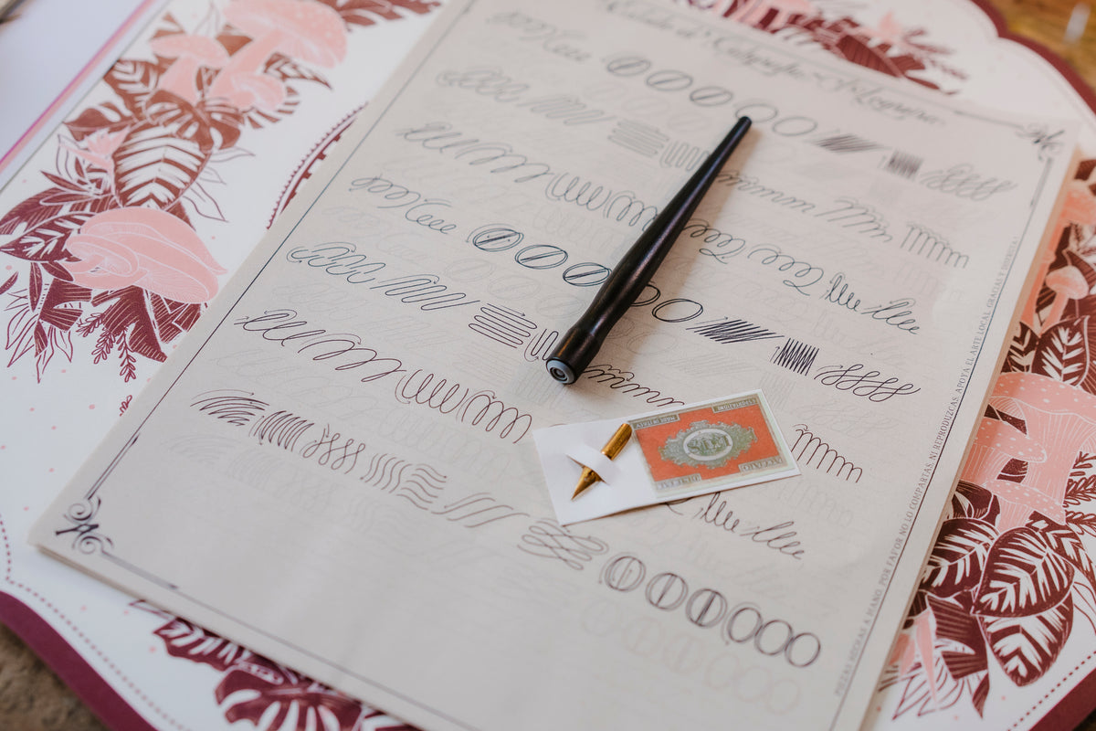 Kit de Caligrafia por Johanna Logreira