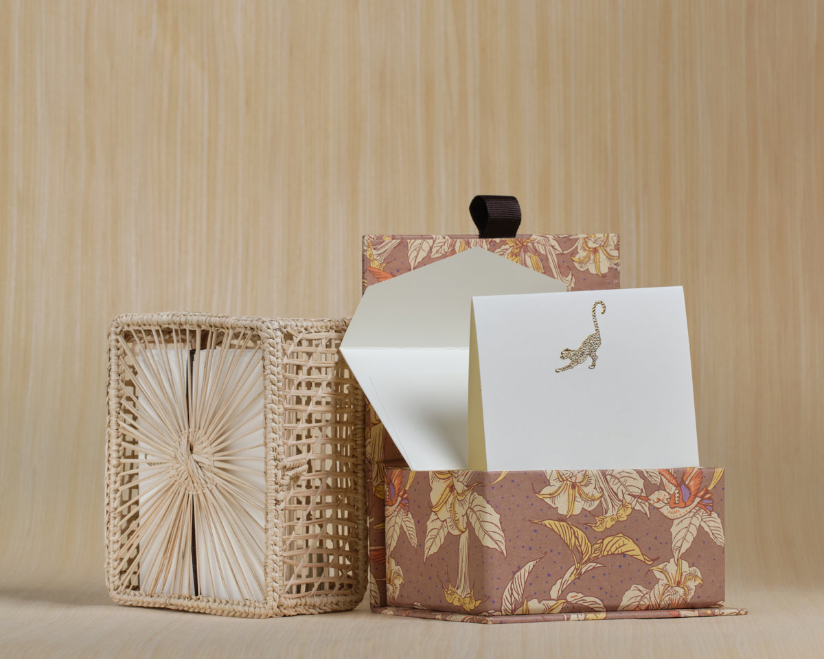 Tarjetas dobles y sobres - Jaguar