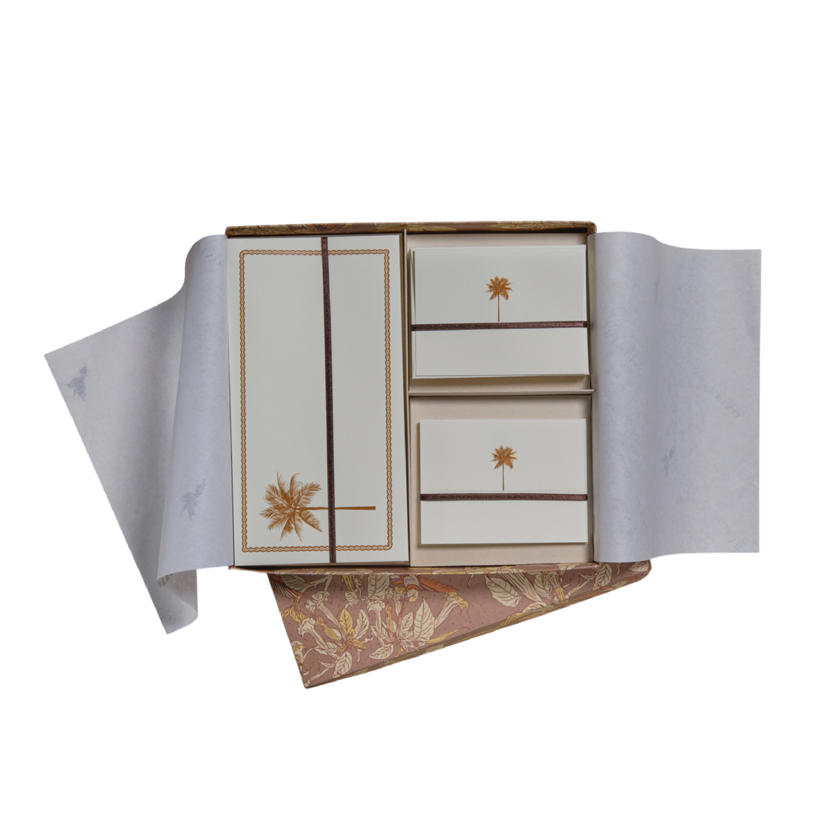 Caja grande de tarjetas y sobres - Palma café